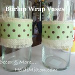 burlap wrap vases burlap wrap vases
