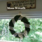 moss wreath moss and burlap wreath