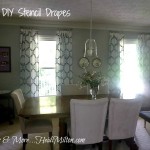 DIY stencil drapes 2 DIY stencil drapes Royal Design Studio