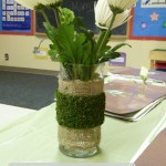 burlap moss vase cover burlap moss vase cover