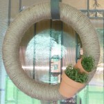 Jute Clay Pot Wreath cover