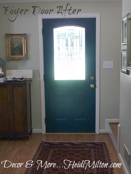 foyer door after