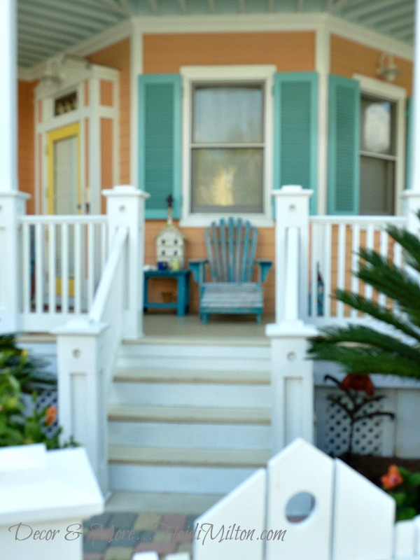 Carilion Beach blue chair