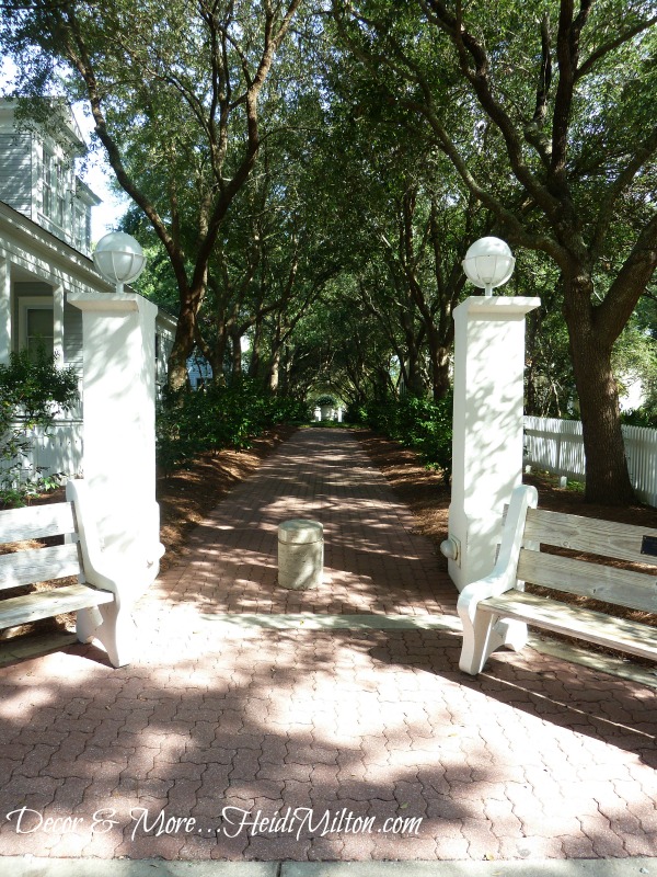 Carilion Beach brick path