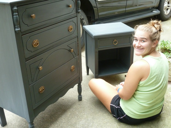 Erin and furniture